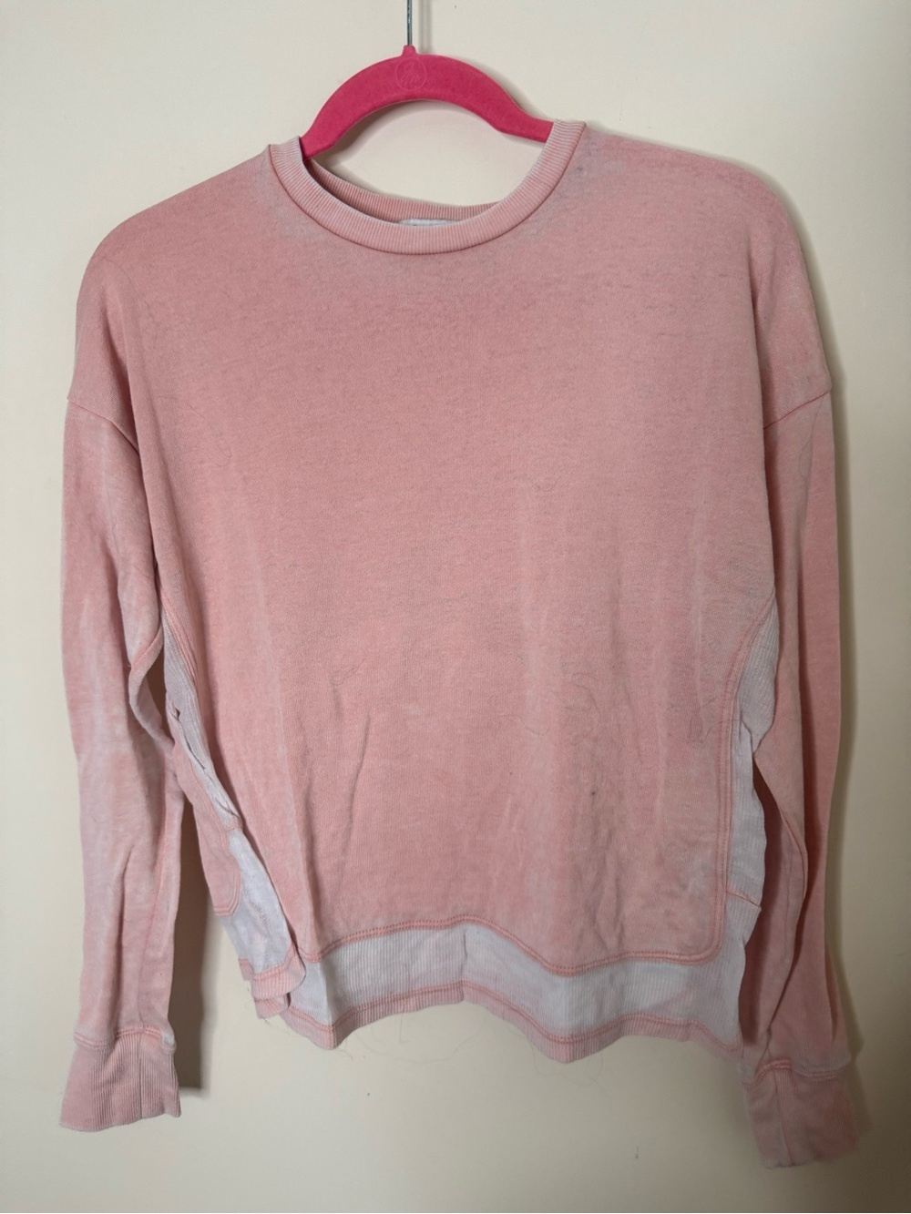 P.J. Salvage Pale Pink Crewneck